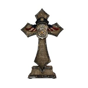Police - Law Enforcement Standing Cross